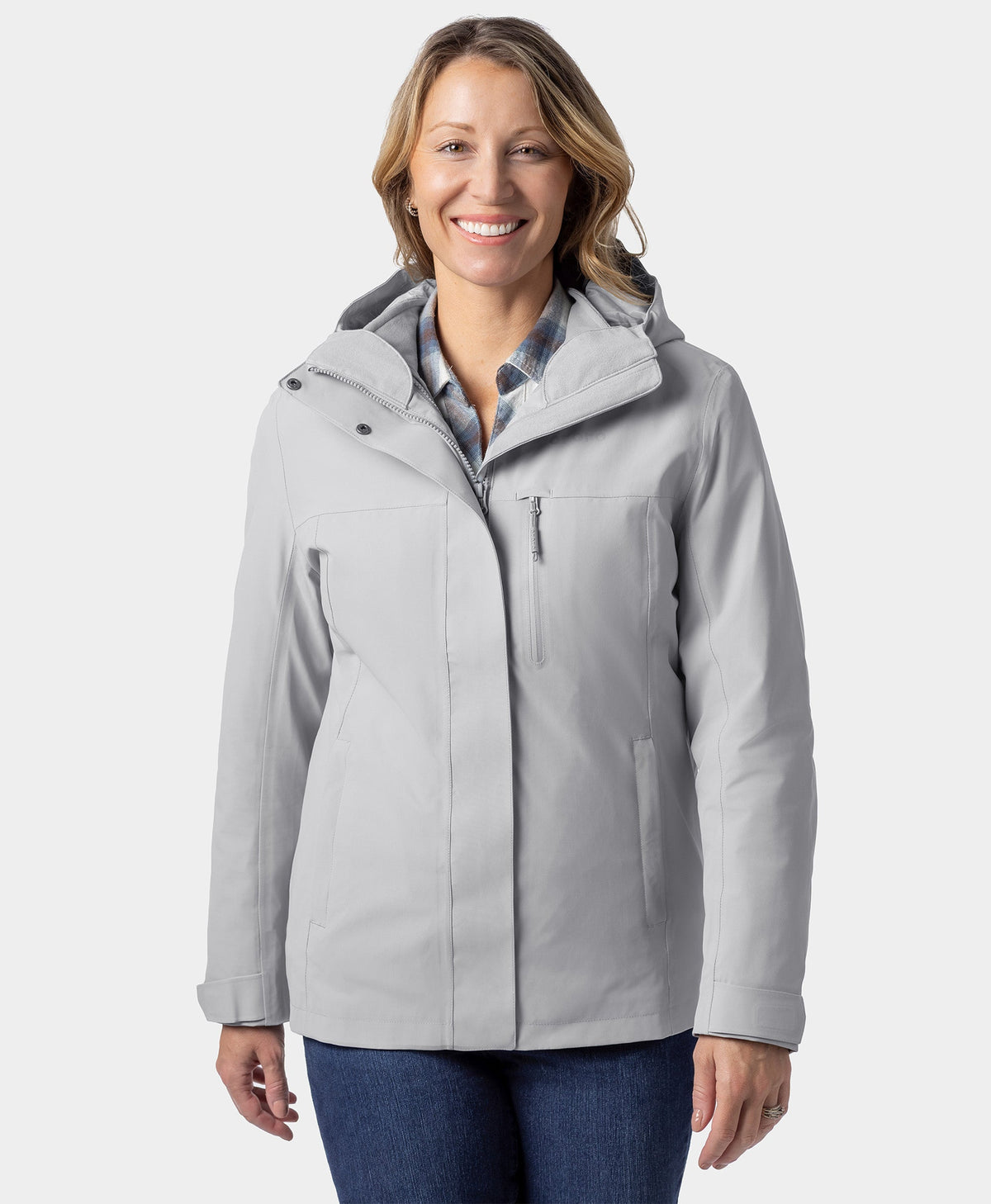 River Ridge Women's 3-in-1 Heated Jacket with Fleece Liner