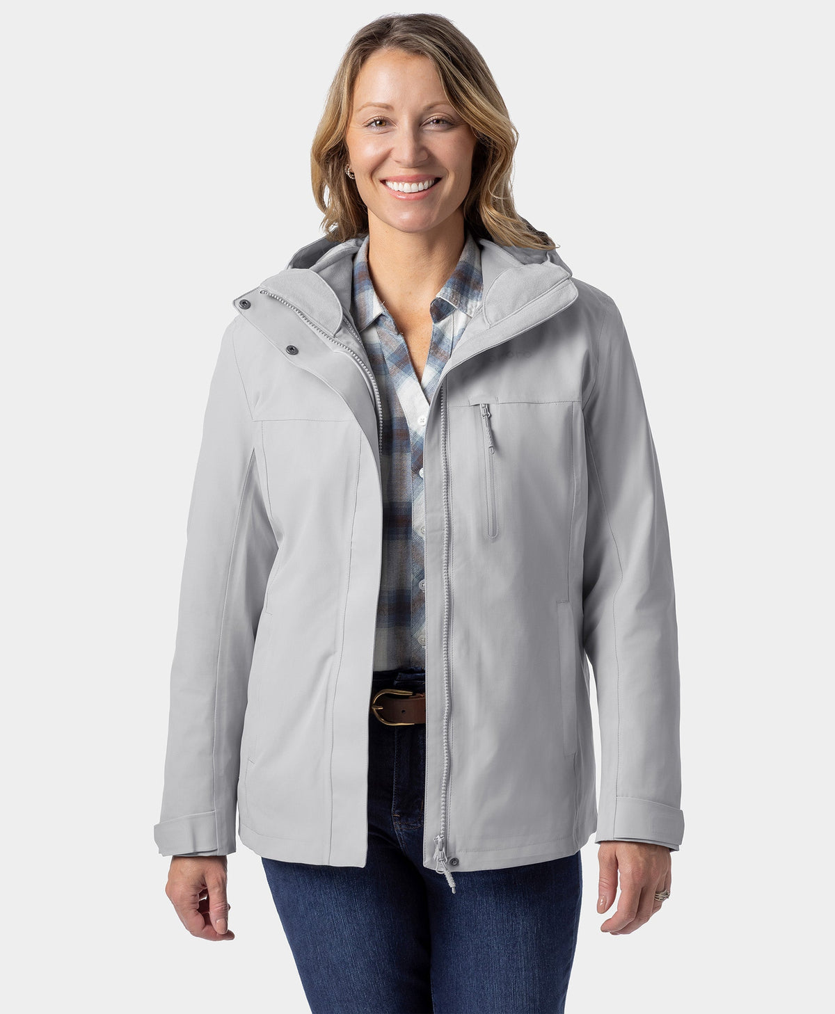 River Ridge Women's 3-in-1 Heated Jacket with Fleece Liner