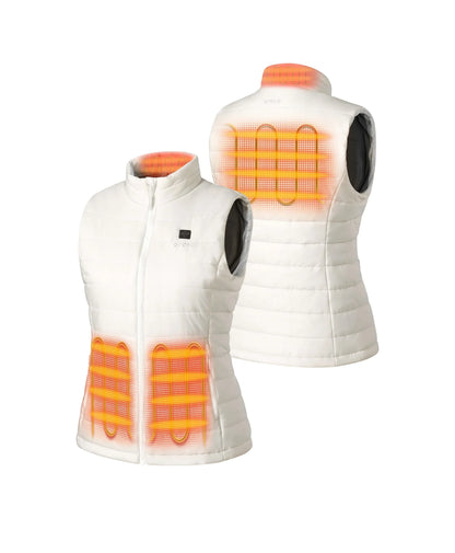 Women's Classic Heated Vest - Off-White