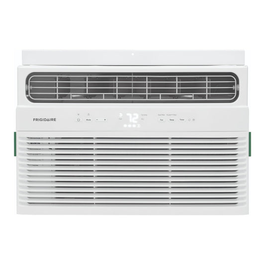 8,000 BTU Smart Window Air Conditioner with Wi-Fi, Cools Up to 350 Sq. Ft., Remote Control, Quiet Operation
