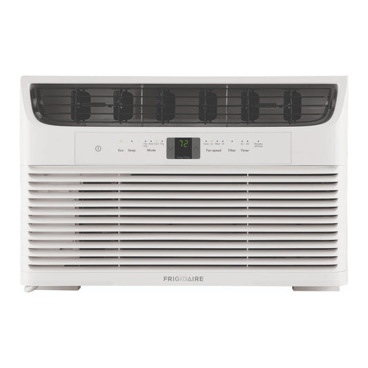 8,000 BTU Window Air Conditioner with Remote Control, Cools Up to 350 Sq. Ft., Quiet Operation, Eco Mode