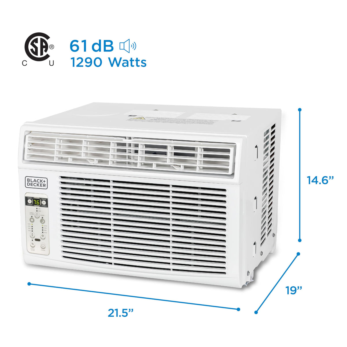 Window Air Conditioner 14300 BTU, BD145WT6, White