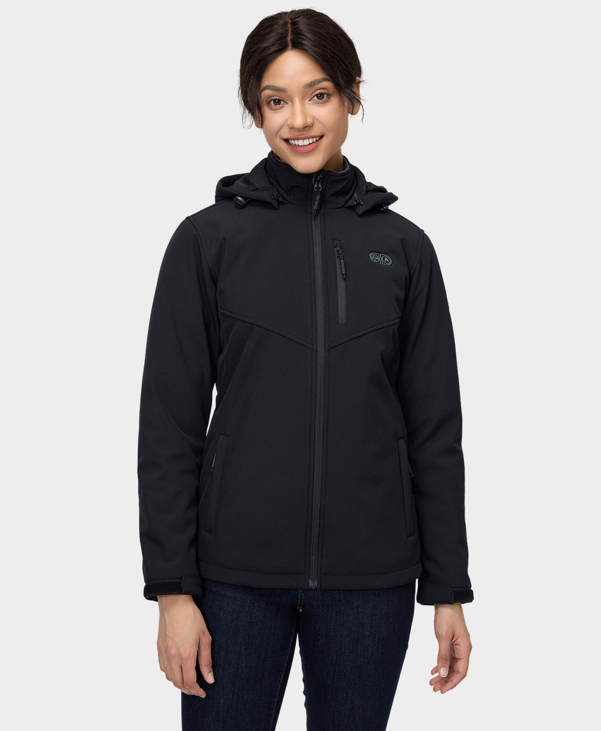 Women's Heated Dual Control Jacket with 5 Heating Zones (Pocket Heating)