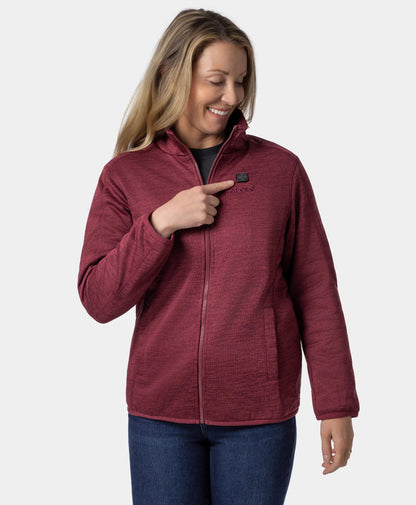 Women's Heated Full-Zip Fleece Jacket