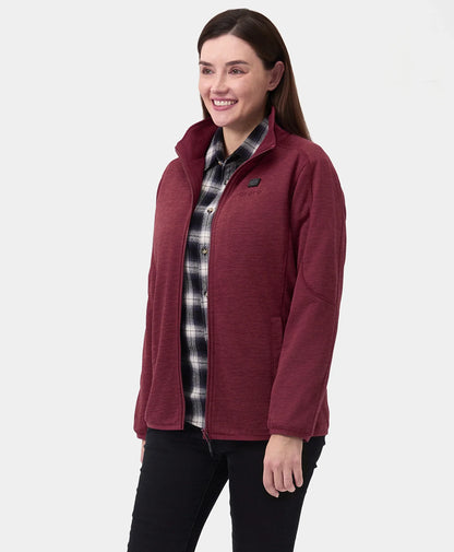 Women's Heated Full-Zip Fleece Jacket