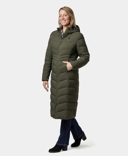 SOHO Women's Heated Down Parka Jacket