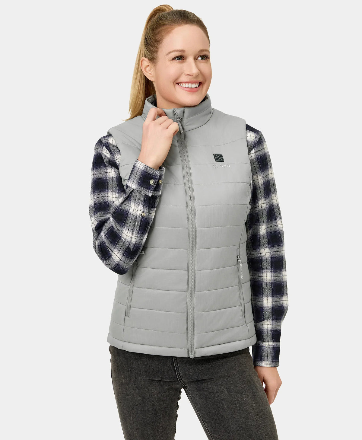 Women's Classic Heated Vest - Gray