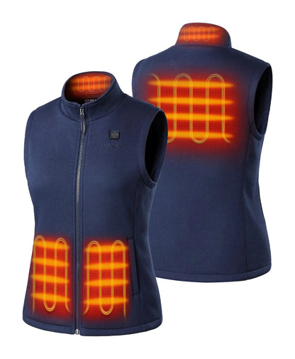 Women's Heated Fleece Vest