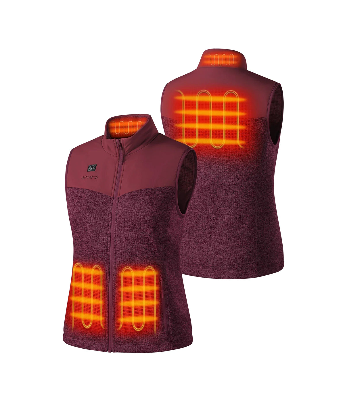 Augusta Women's Heated Sweater Fleece Vest