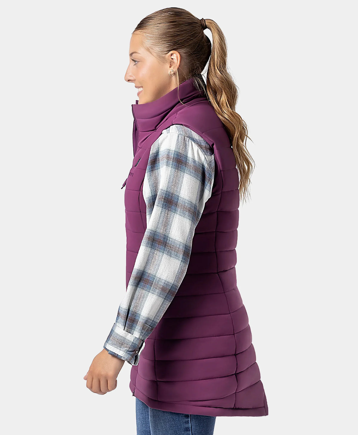 Tribeca Women's Heated Long Puffer Vest