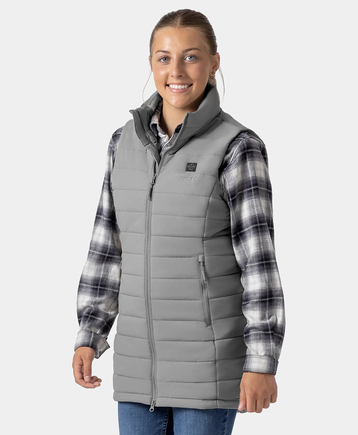 Tribeca Women's Heated Long Puffer Vest