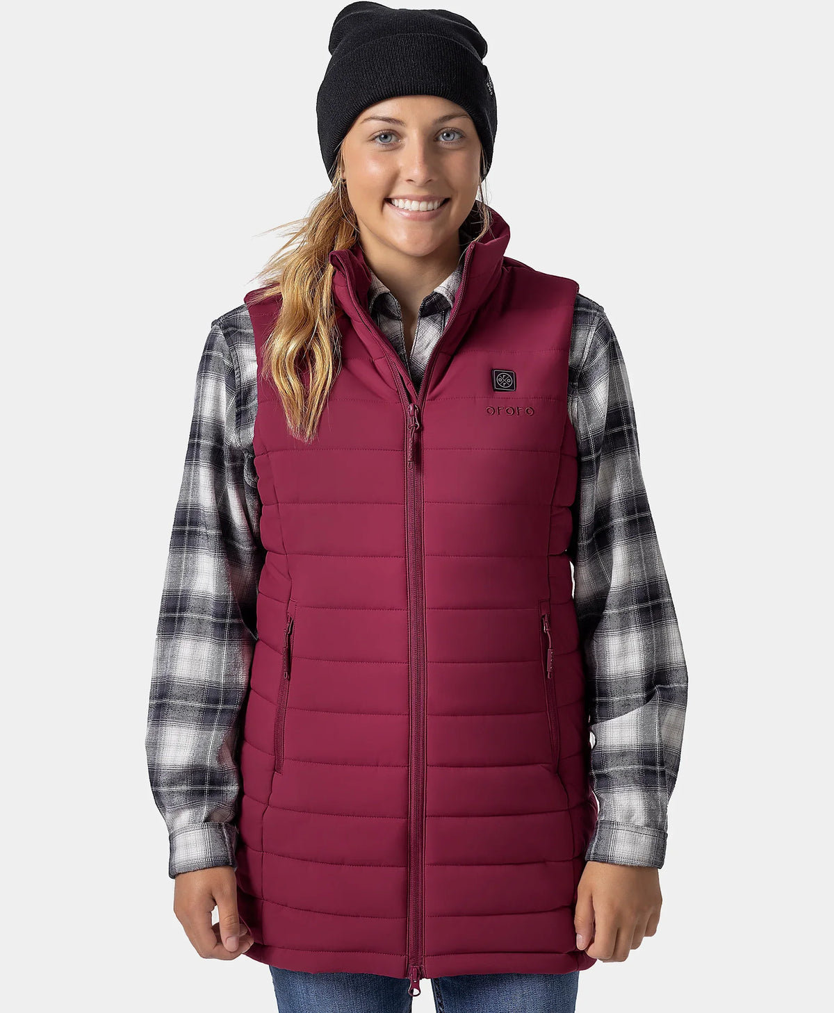 Tribeca Women's Heated Long Puffer Vest