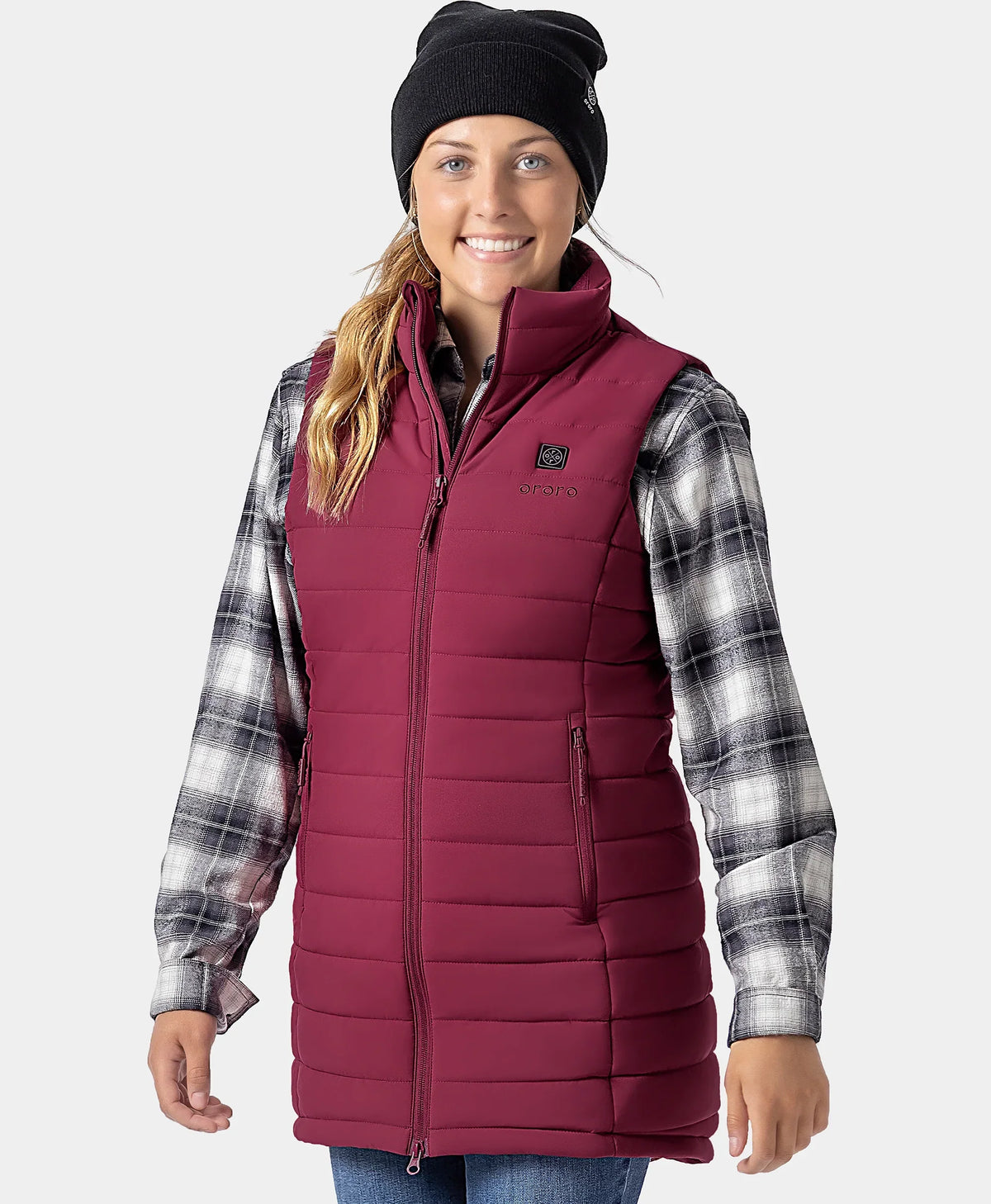 Tribeca Women's Heated Long Puffer Vest
