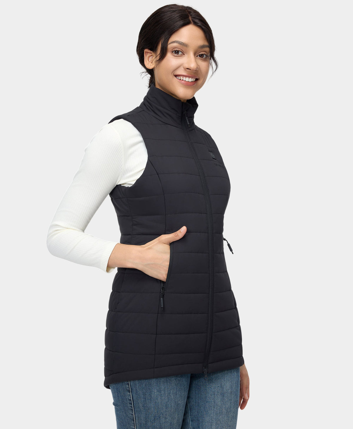Tribeca Women's Heated Long Puffer Vest