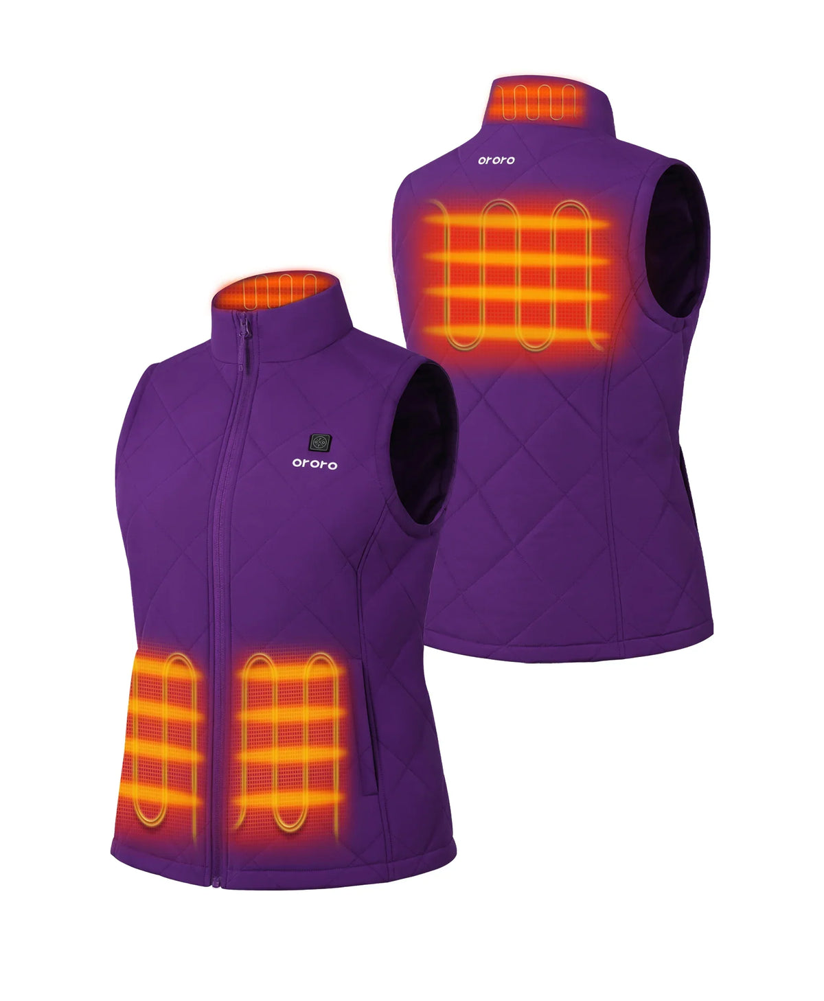 Women's Heated Quilted Vest - New Colors