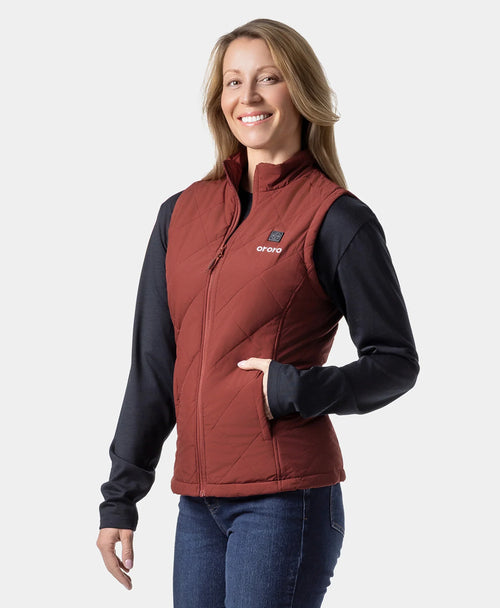 Women's Heated Quilted Vest - New Colors