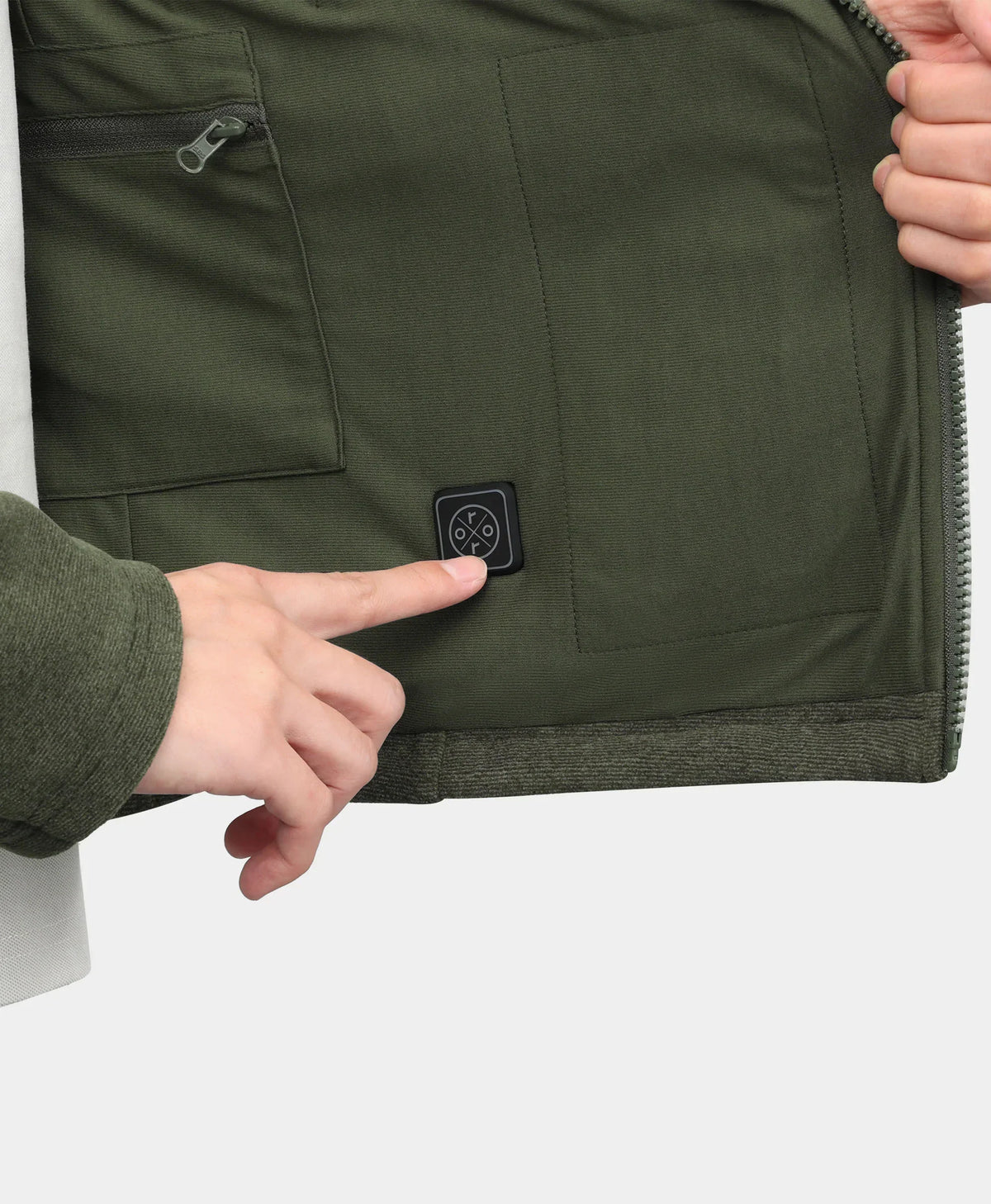 River Ridge Men’s 3-in-1 Heated Jacket with Fleece Liner