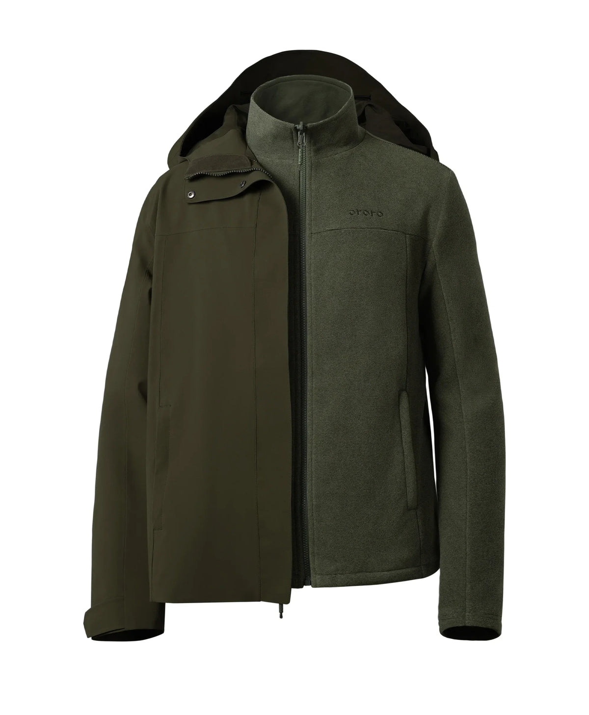 River Ridge Men’s 3-in-1 Heated Jacket with Fleece Liner