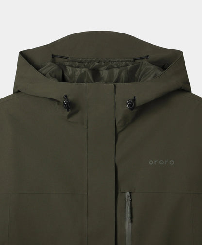 River Ridge Men’s 3-in-1 Heated Jacket with Fleece Liner