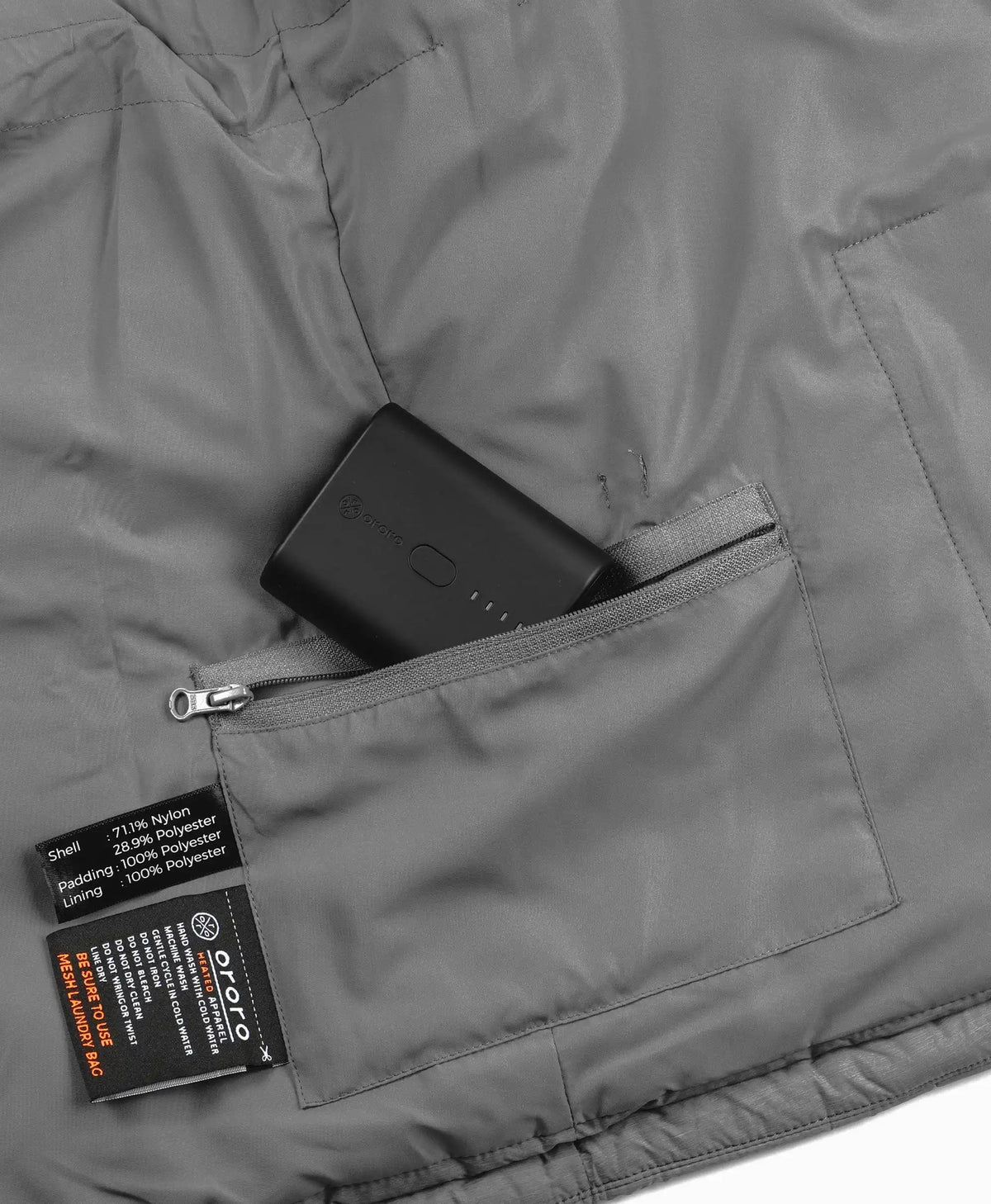 Men's Classic Heated Vest - Flecking Gray
