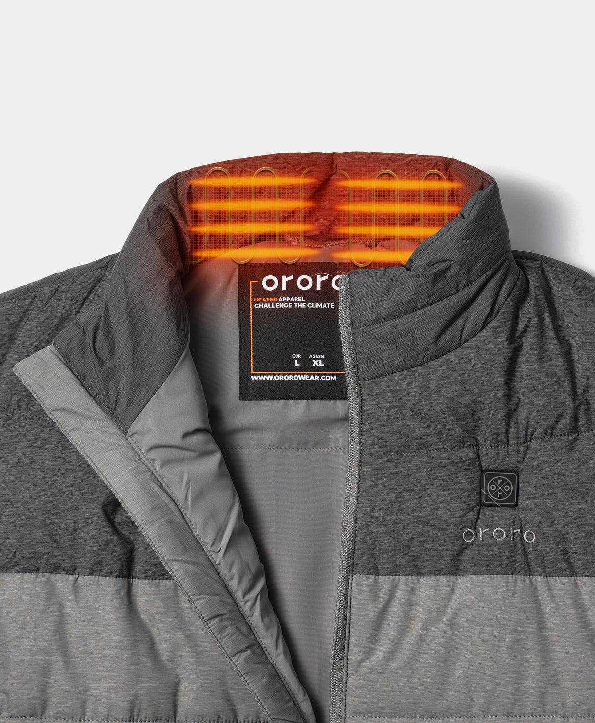 Men's Classic Heated Vest - Flecking Gray