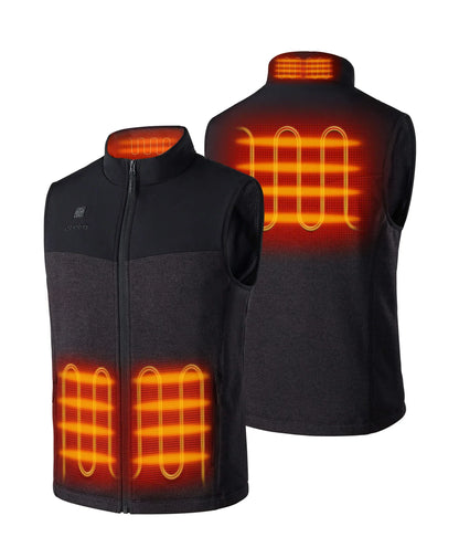 Augusta Men's Heated Sweater Fleece Vest