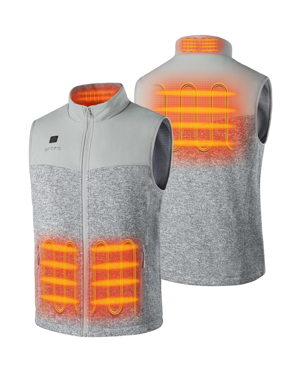 Augusta Men's Heated Sweater Fleece Vest
