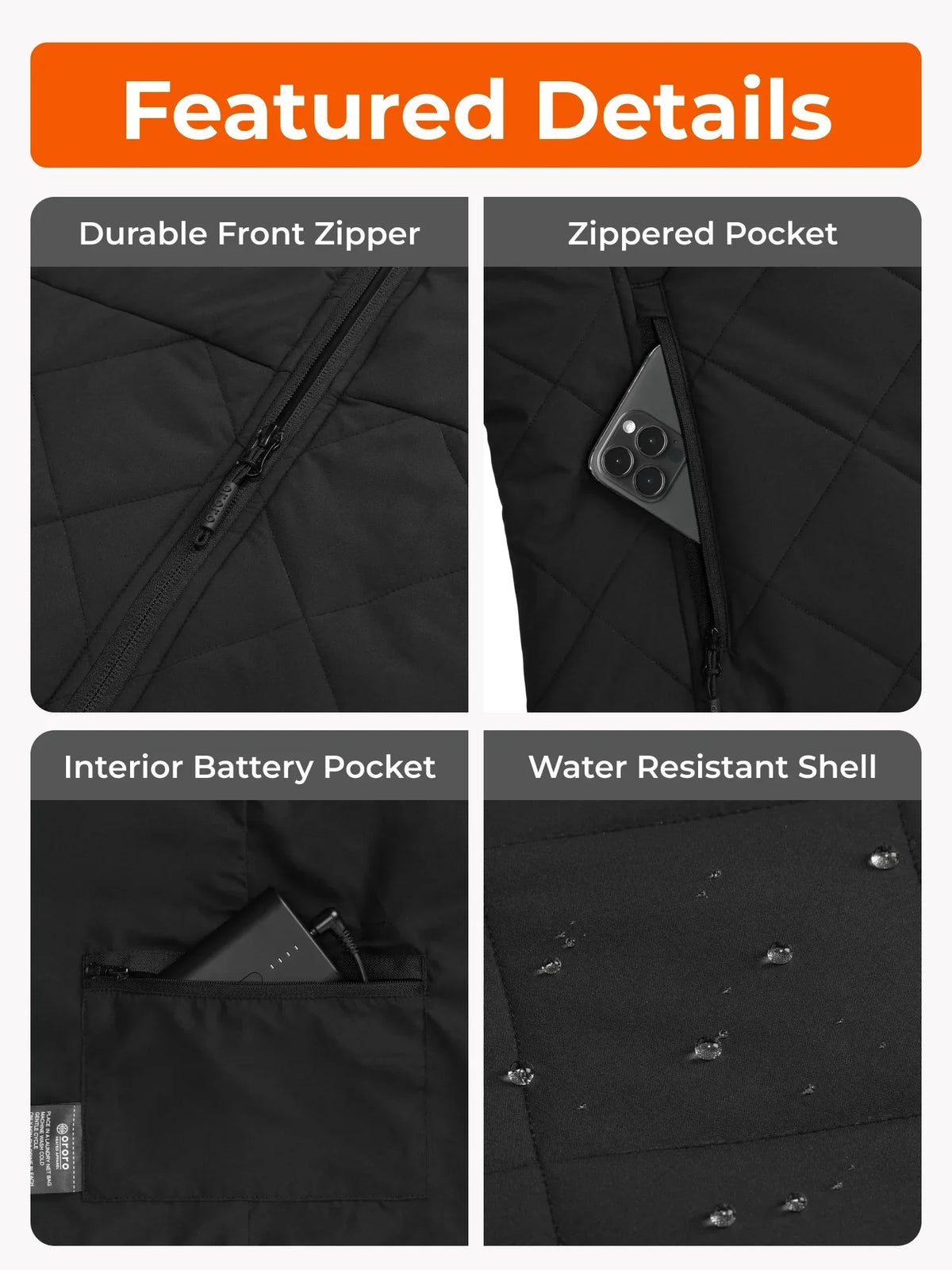 Men's Heated Quilted Vest