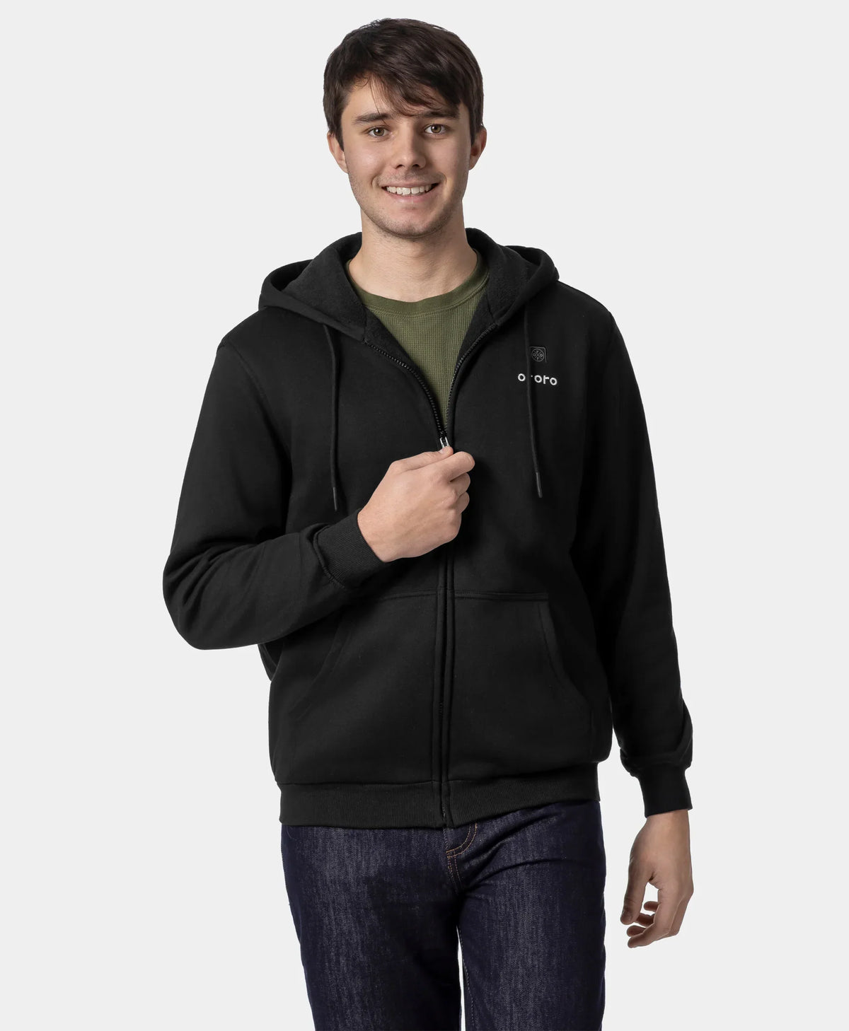 Element Unisex 4-Zone Fleece Heated Hoodie