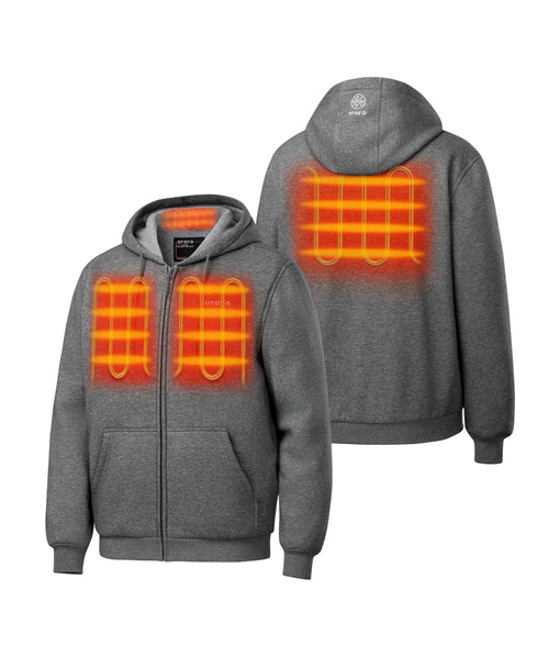 Element Unisex 4-Zone Fleece Heated Hoodie