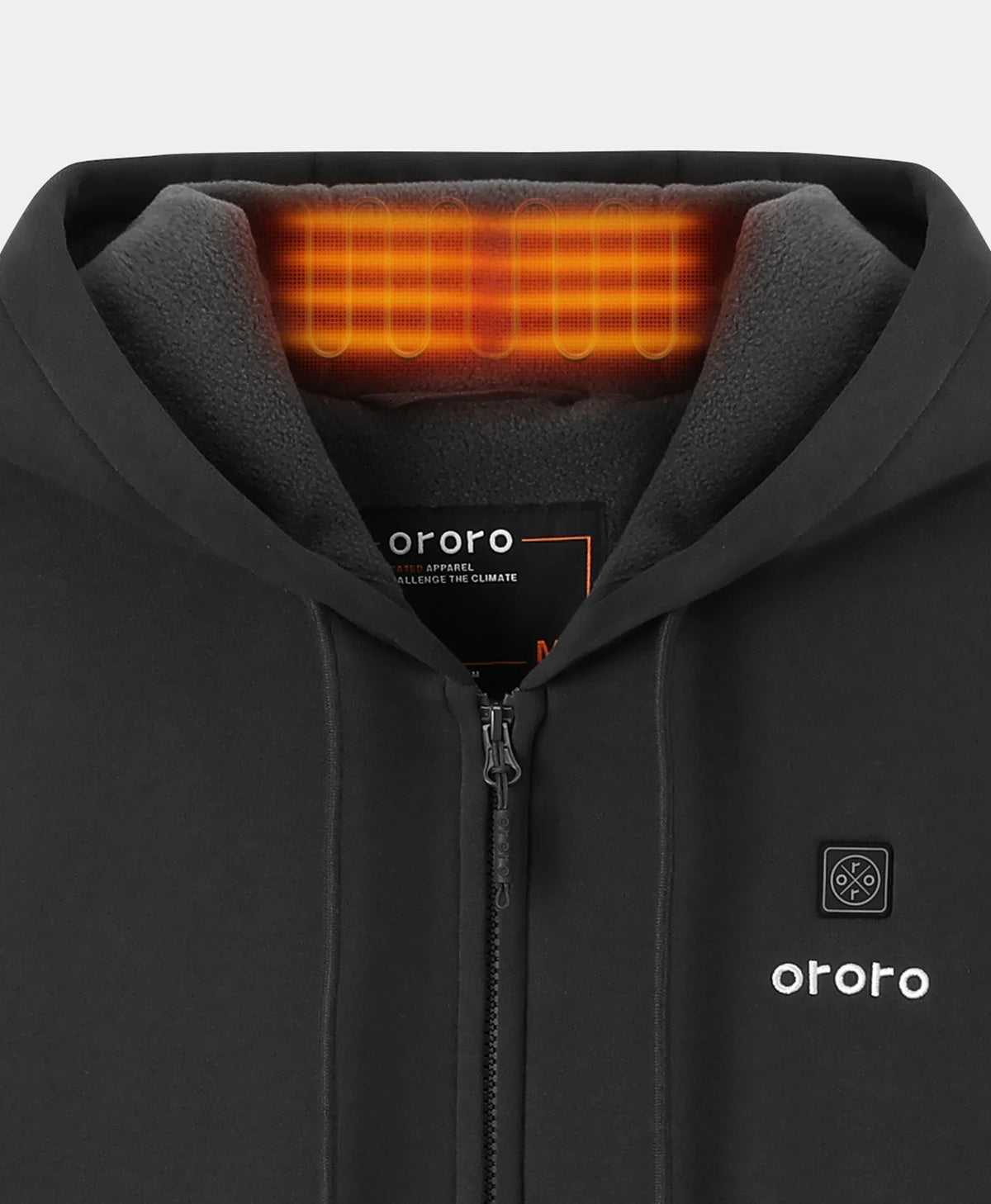 Element Unisex 4-Zone Fleece Heated Hoodie