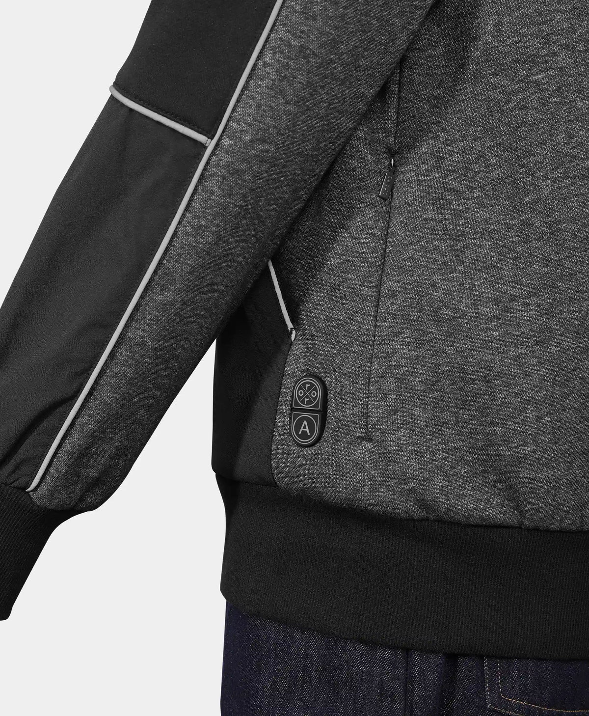 Wayne Unisex 5-Zone Heated Full-Zip Hoodie