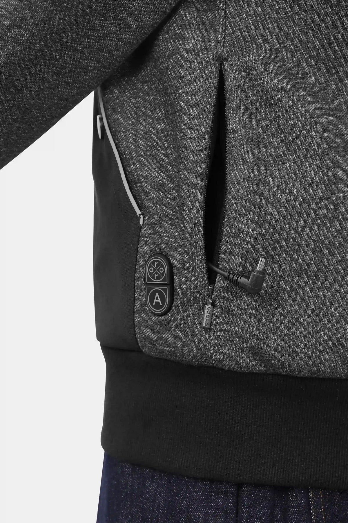 Wayne Unisex 5-Zone Heated Full-Zip Hoodie