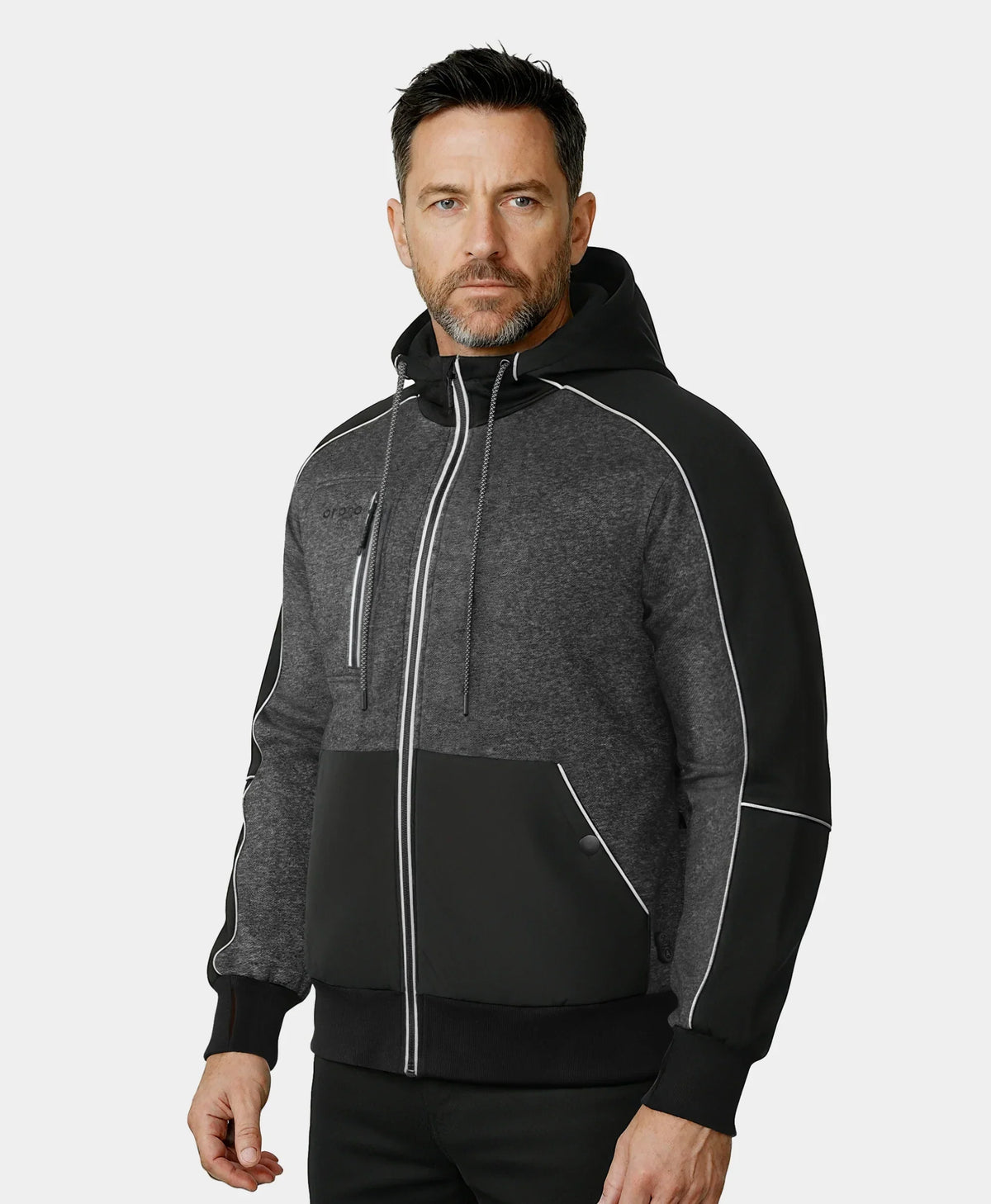 Wayne Unisex 5-Zone Heated Full-Zip Hoodie