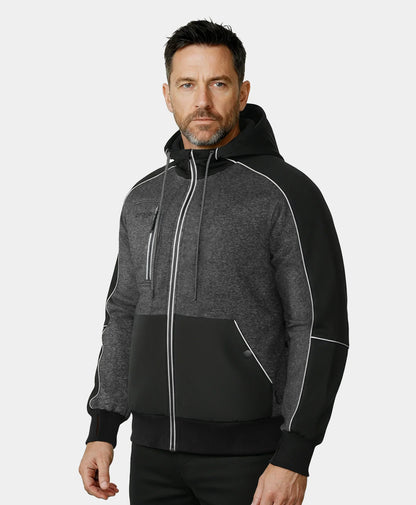 Wayne Unisex 5-Zone Heated Full-Zip Hoodie