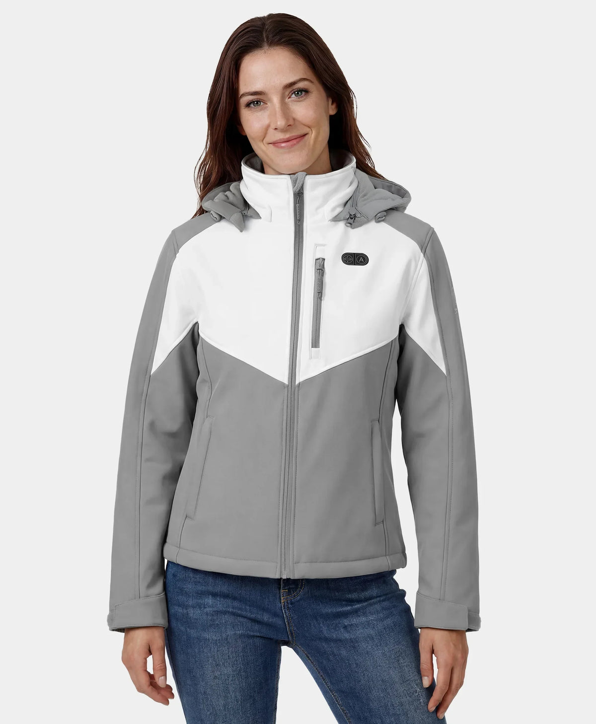 Women's Heated Dual Control Jacket with 5 Heating Zones (Chest Heating)