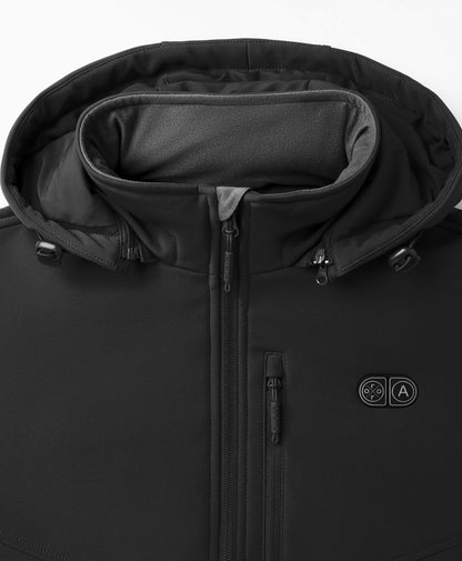 Women's Heated Dual Control Jacket with 5 Heating Zones (Pocket Heating)