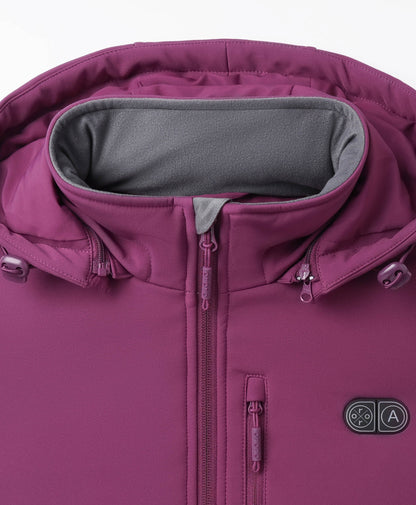 Women's Heated Dual Control Jacket with 5 Heating Zones (Pocket Heating)