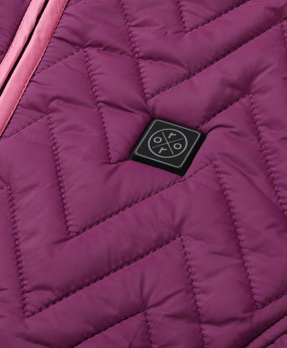 Women's Heated Chevron Quilted Vest